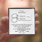 Keychain - For my Husband gift-ready packaging with rose box presentation