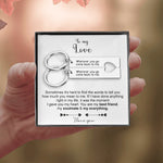 Keychain - To my Love gift-ready packaging with rose box presentation