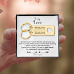 Lifestyle photo of Keychain - To my Love as meaningful love gift