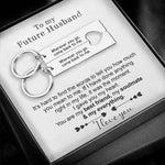 Keychain - To my future Husband  front view - Beyond Love