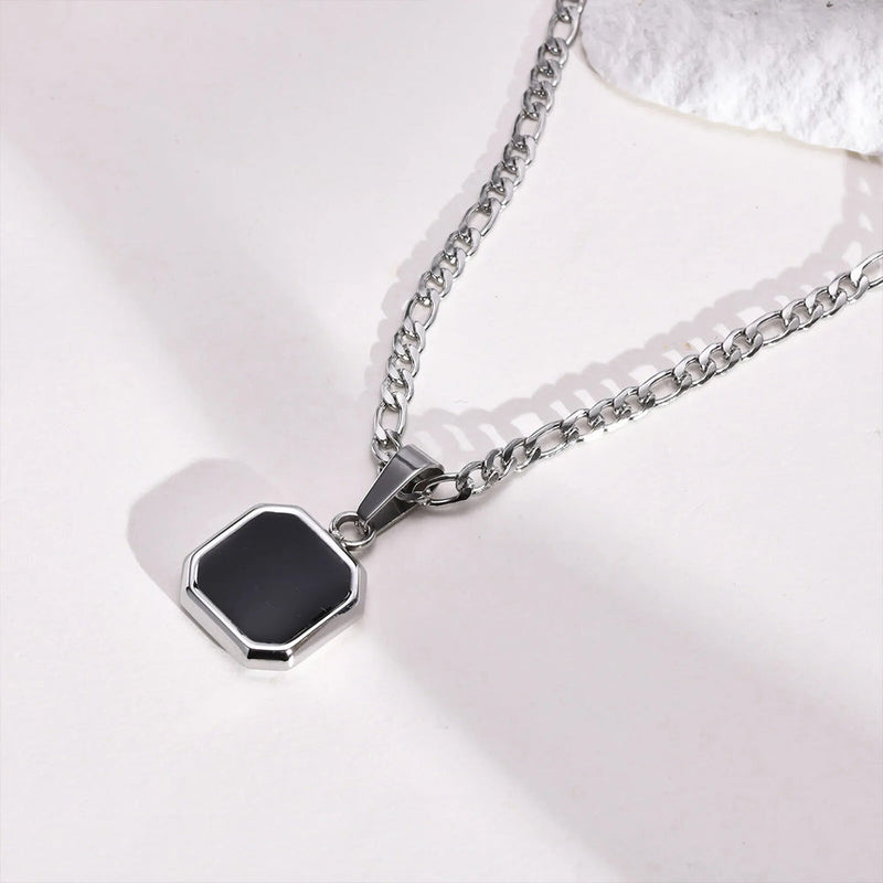 Close-up detail of Lux Pendant - 316L Stainless Steel showing premium quality craftsmanship
