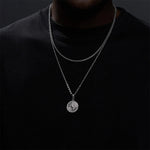 Lifestyle photo of Compass Pendant - Necklace Set as meaningful love gift