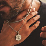 Compass Pendant - Necklace Set  front view - Beyond Love