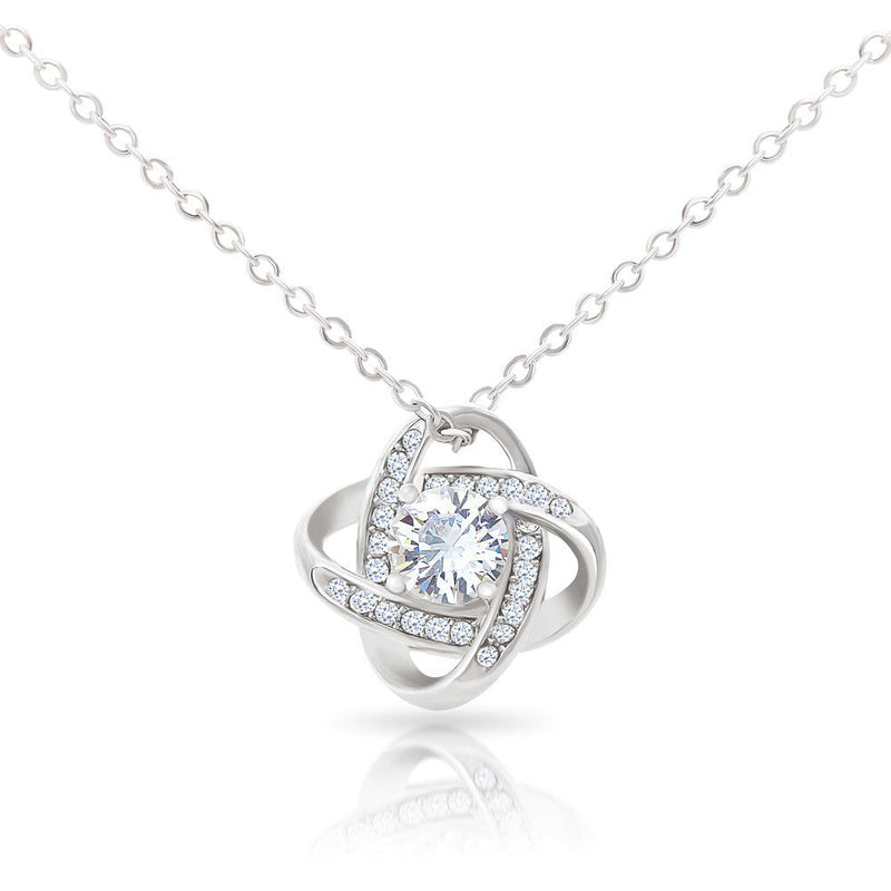Close-up detail of Sterling Silver Necklace with a Luxury Rose Box showing premium quality craftsmanship