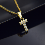 Multiple angles of Luxury necklace - Initial personalized necklace