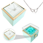 Gift wrapping and surprise packaging for Engraved Name Necklace - With Real Rose