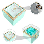 Light Projection Ring - LOVE FOREVER - With Rosebox gift-ready packaging with rose box presentation