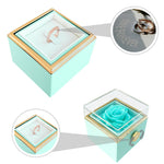 Lifestyle photo of Light Projection Ring - LOVE FOREVER - With Rosebox as meaningful love gift