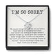 Necklace Card A Gift Box