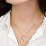Sterling Silver Necklace - To my Love gift-ready packaging with rose box presentation