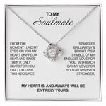 Rosebox - To my Soulmate with surprise rose gift box front view - Beyond Love