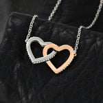 Lifestyle photo of Sterling Silver Necklace - Beloved Mom as meaningful love gift