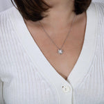Lifestyle photo of Crystal necklace - To my beloved Sister as meaningful love gift