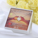 Lifestyle photo of Sterling Silver Necklace - To my favorite Person as meaningful love gift