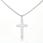 Close-up detail of Stainless steel necklace - To my Darling showing premium quality craftsmanship