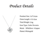 The Serendipity Heart Collection: Clover Pendant & Keepsake Box
