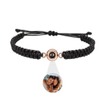 Personalized photo bracelet - To my loved Ones custom engraving detail and material quality