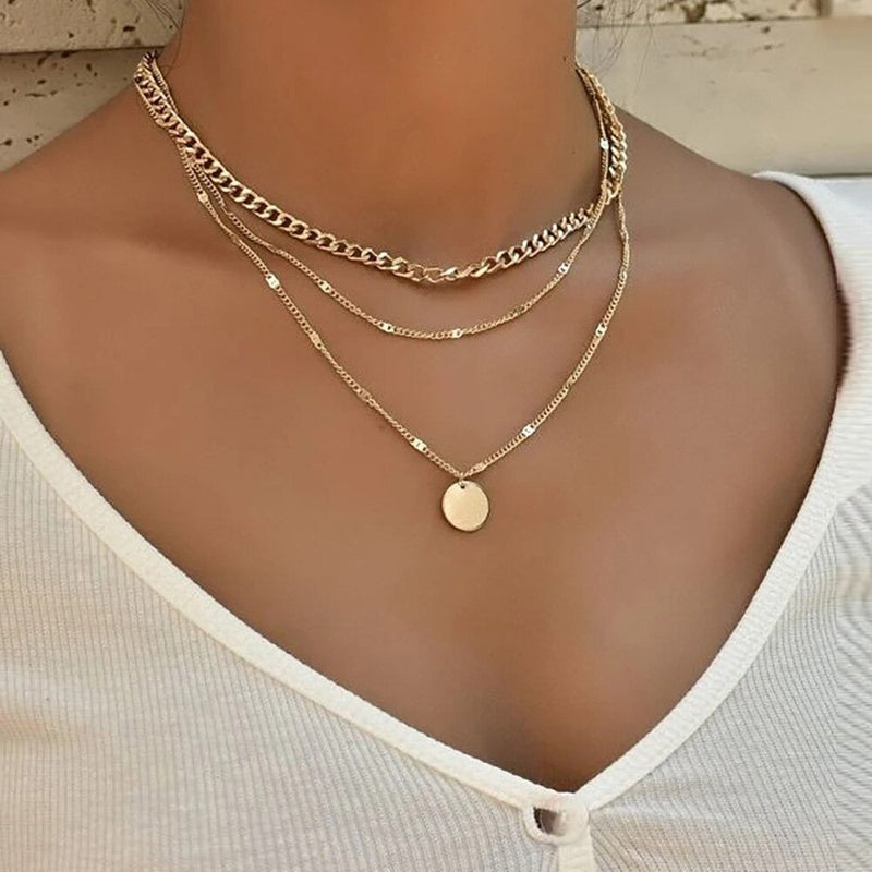 Luxury necklace - 3 piece set  front view - Beyond Love