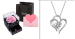 The Transparent Vow: Acrylic Rose Shrine & Pendant