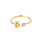 Lifestyle photo of Initial Ring with Luxury Rosebox with Light as meaningful love gift