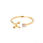 Lifestyle photo of Initial Ring with Luxury Rosebox with Light as meaningful love gift