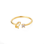 Gift wrapping and surprise packaging for Initial Ring with Luxury Rosebox with Light