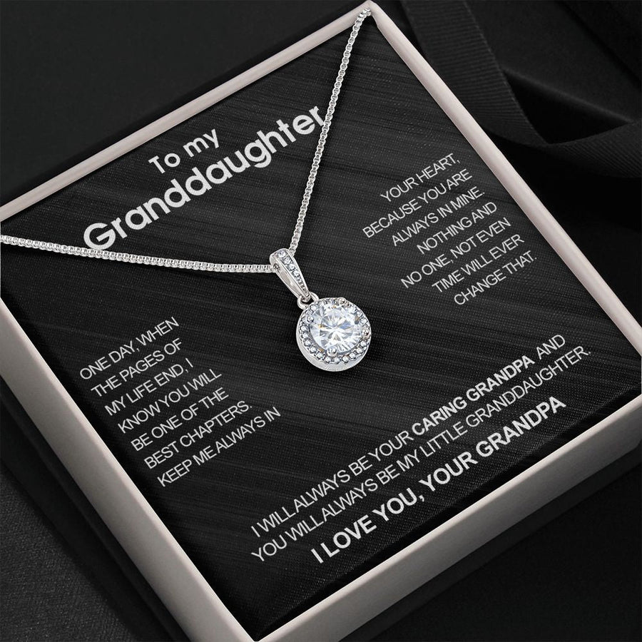Crystal necklace - To my Granddaughter