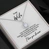 Sterling Silver Necklace - To my Wife