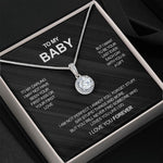 Sterling Silver Necklace  - To my Baby