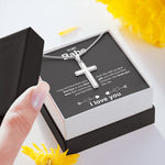 Stainless steel necklace - To my Darling gift-ready packaging with rose box presentation