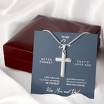 Unboxing experience of Stainless steel necklace - Kiss, Mom & Dad personalized gift
