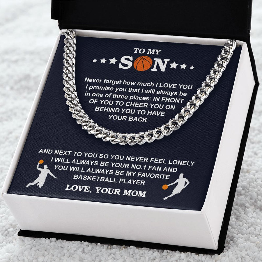 Cuban Chain - Basketball - Biggest Fan, From Mom