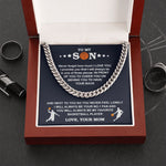 Lifestyle photo of Cuban Chain - Basketball - Biggest Fan, From Mom as meaningful love gift