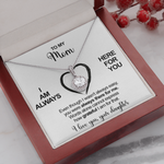 Sterling Silver Necklace - To my Mom custom engraving detail and material quality