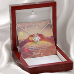 Multiple angles of Sterling Silver Necklace - To my favorite Person personalized necklace