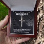 Unboxing experience of Luxury cross necklace - to my Grandson personalized gift
