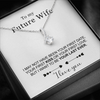 Sterling Silver Necklace - To my future Wife