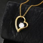 Side angle of personalized necklace Sterling Silver Necklace - To my wife