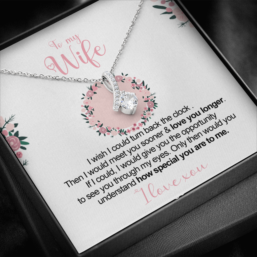 Sterling Silver Necklace - To my Wife