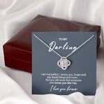 Necklace - To my Darling gift-ready packaging with rose box presentation