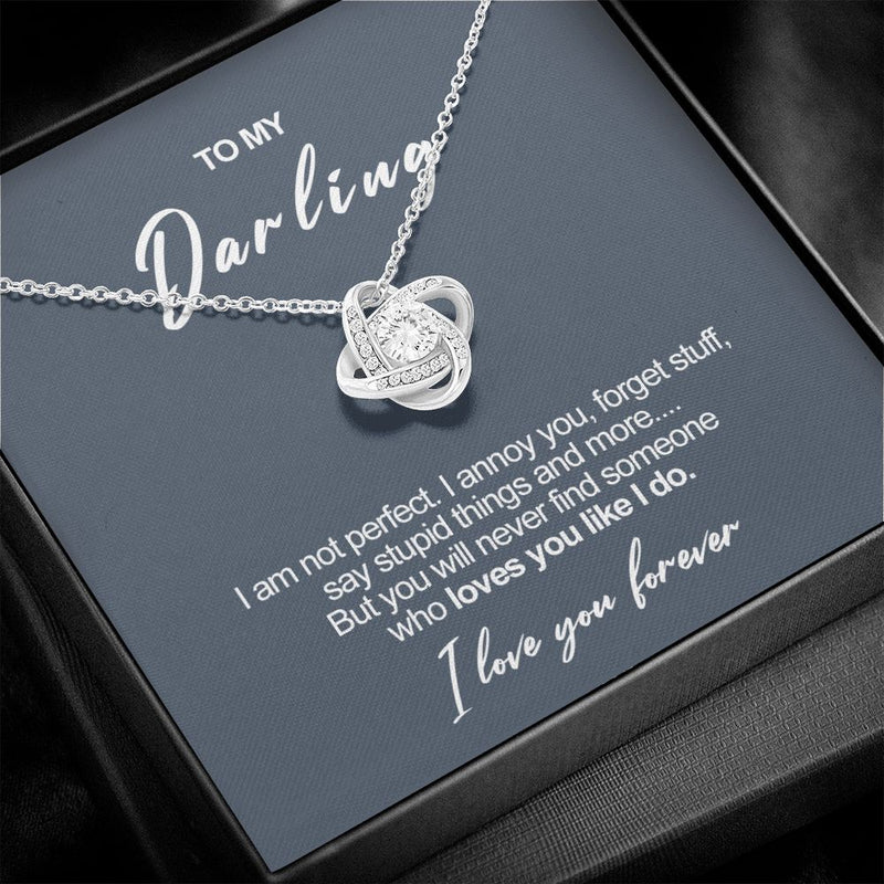 Necklace - To my Darling  front view - Beyond Love