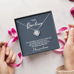 Unboxing experience of Necklace - To my Darling personalized gift