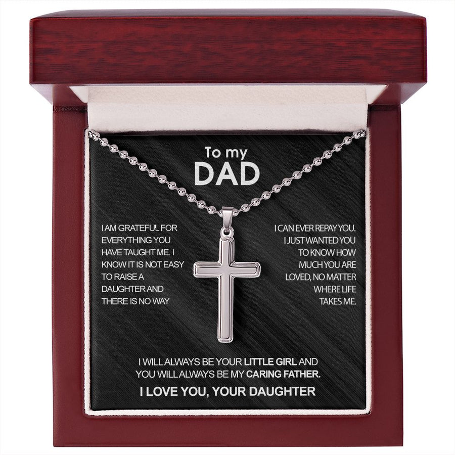 Luxury cross necklace - To my Dad
