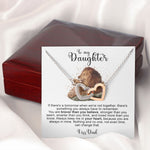 Lifestyle photo of Necklace - To my Daughter from Dad as meaningful love gift