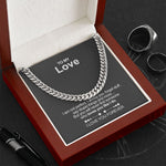 Classy Cuban Chain - To my Love  front view - Beyond Love