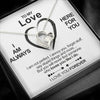 Sterling Silver Necklace - To my Love