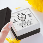 Sterling Silver Necklace - To my Love custom engraving detail and material quality