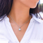Sterling Silver Necklace - Heart Box - To My Baby custom engraving detail and material quality