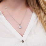 Sterling Silver Necklace - To my Baby - FREE EARRINGS gift-ready packaging with rose box presentation