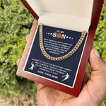 Unboxing experience of Cuban Chain - Basketball - Biggest Fan, From Mom personalized gift